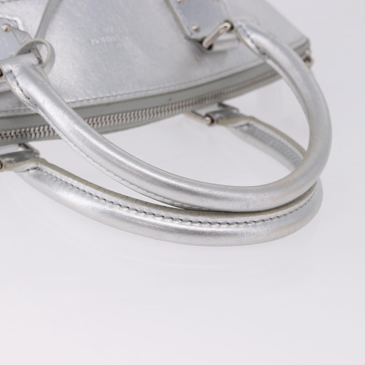 LOUIS VUITTON Suhari Lockit PM Hand Bag Silver M95541 LV Auth BA14097V