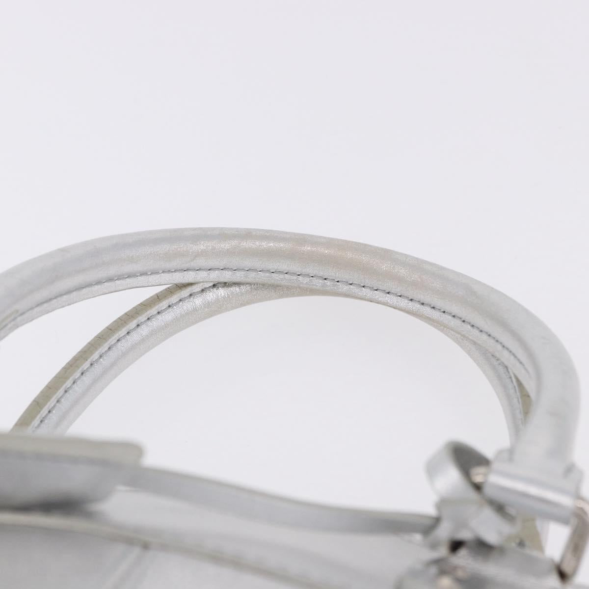 LOUIS VUITTON Suhari Lockit PM Hand Bag Silver M95541 LV Auth BA14097V