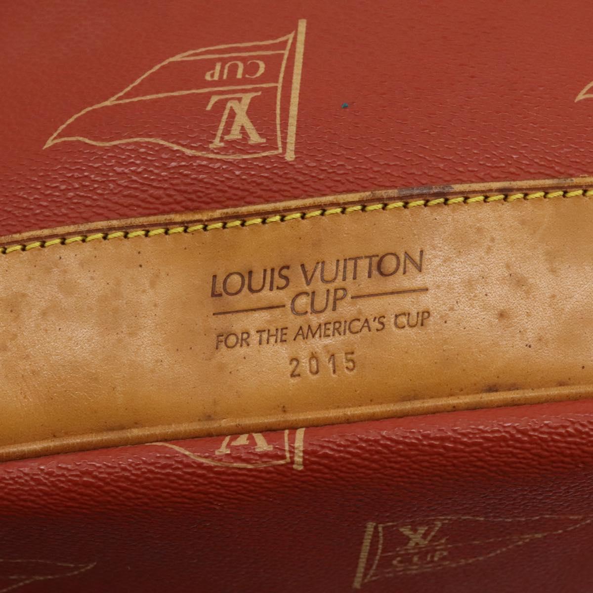 LOUIS VUITTON LV cup Saint Tropez Shoulder Bag Red M80026 LV Auth BA1410
