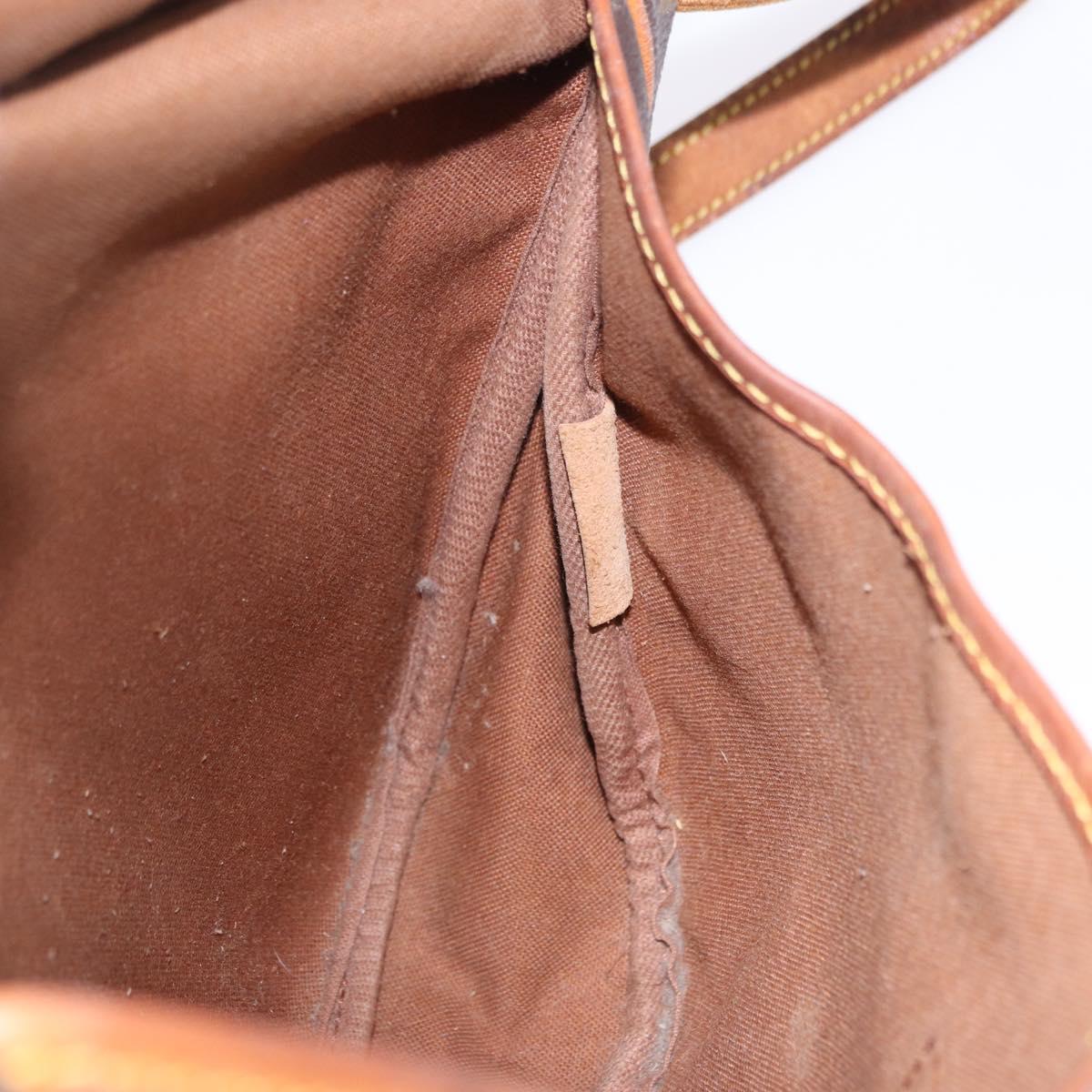LOUIS VUITTON Monogram Saumur 30 Shoulder Bag M42256 LV Auth BA14106