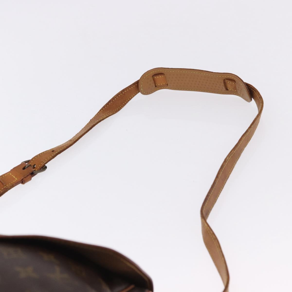 LOUIS VUITTON Monogram Saumur 30 Shoulder Bag M42256 LV Auth BA14106