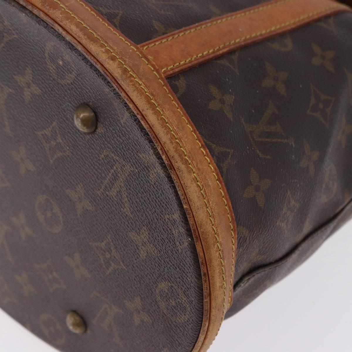 LOUIS VUITTON Monogram Bucket GM Shoulder Bag M42236 LV Auth BA14107