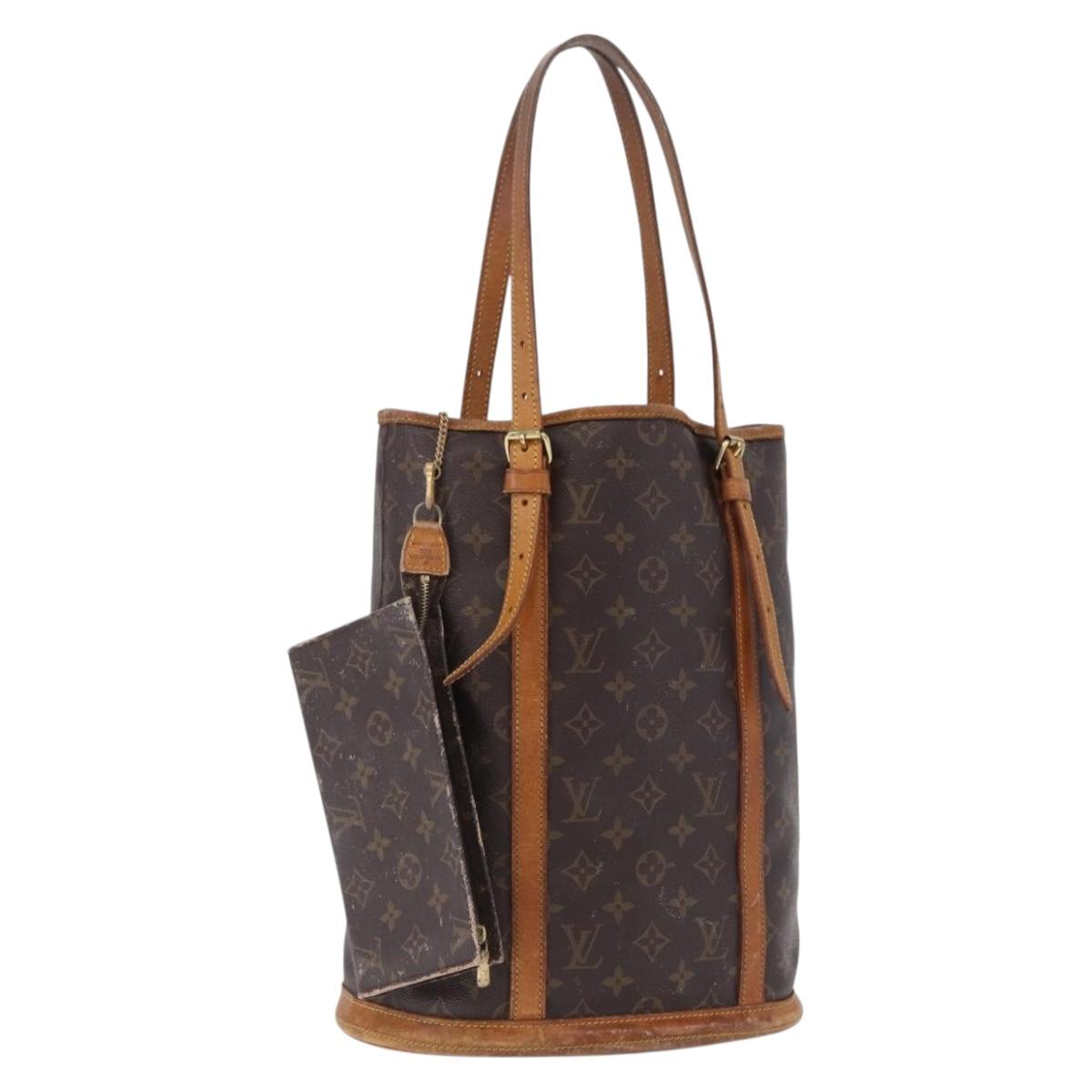 LOUIS VUITTON Monogram Bucket GM Shoulder Bag M42236 LV Auth BA14107