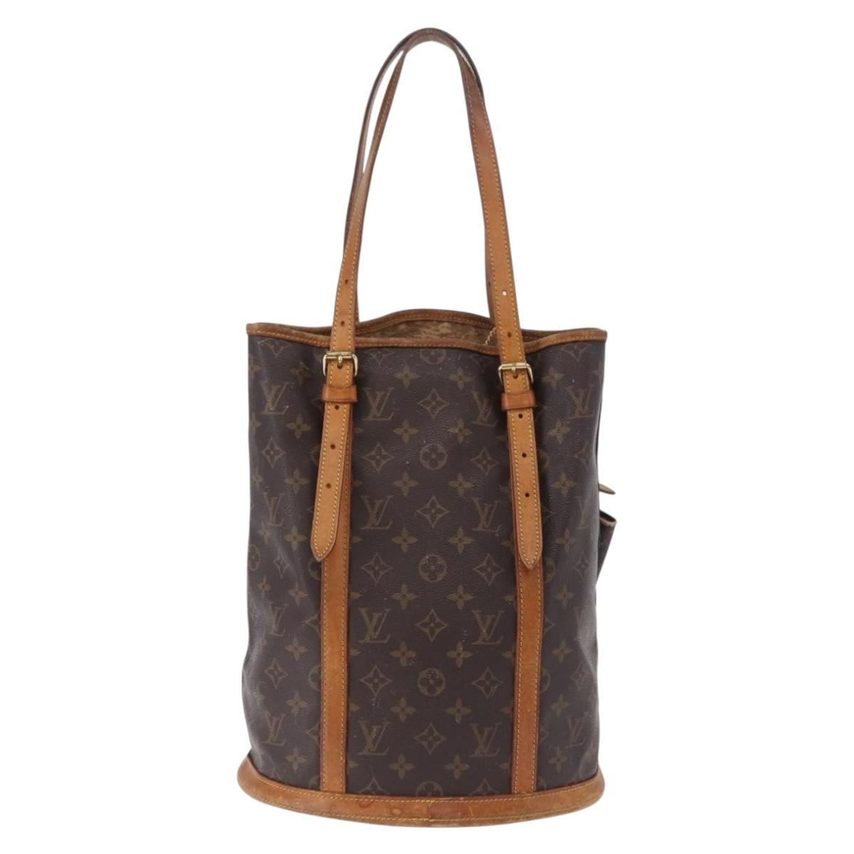 LOUIS VUITTON Monogram Bucket GM Shoulder Bag M42236 LV Auth BA14107