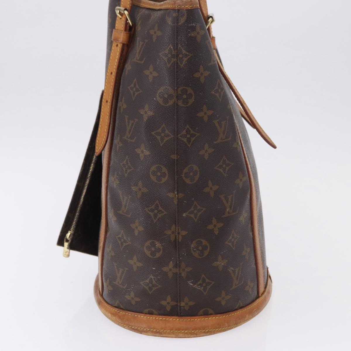 LOUIS VUITTON Monogram Bucket GM Shoulder Bag M42236 LV Auth BA14107