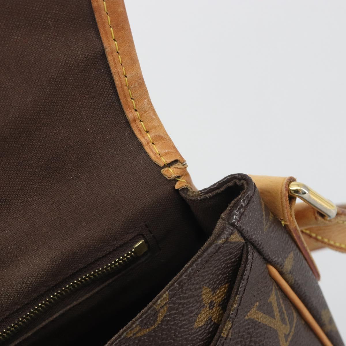 LOUIS VUITTON Monogram Menilmontant PM Shoulder Bag M40474 LV Auth BA14109