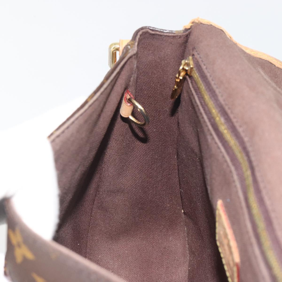 LOUIS VUITTON Monogram Menilmontant PM Shoulder Bag M40474 LV Auth BA14109