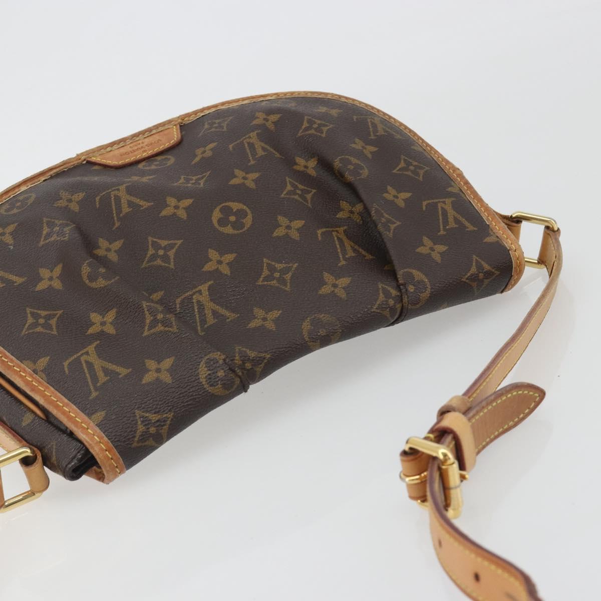 LOUIS VUITTON Monogram Menilmontant PM Shoulder Bag M40474 LV Auth BA14109