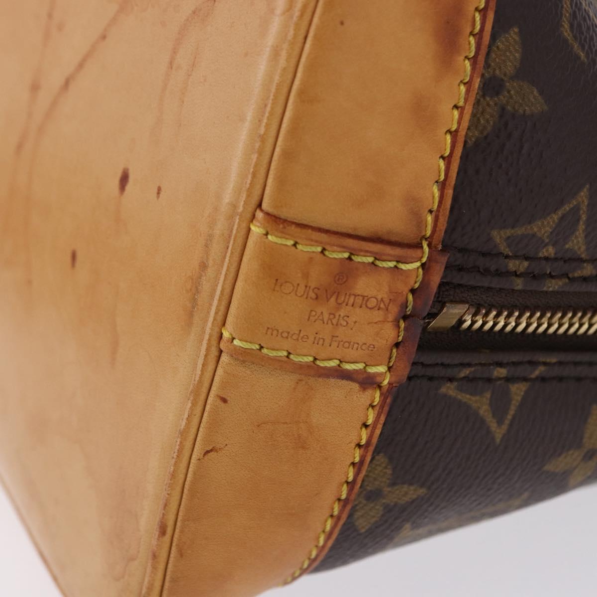 LOUIS VUITTON Monogram Alma Hand Bag M51130 LV Auth BA14112