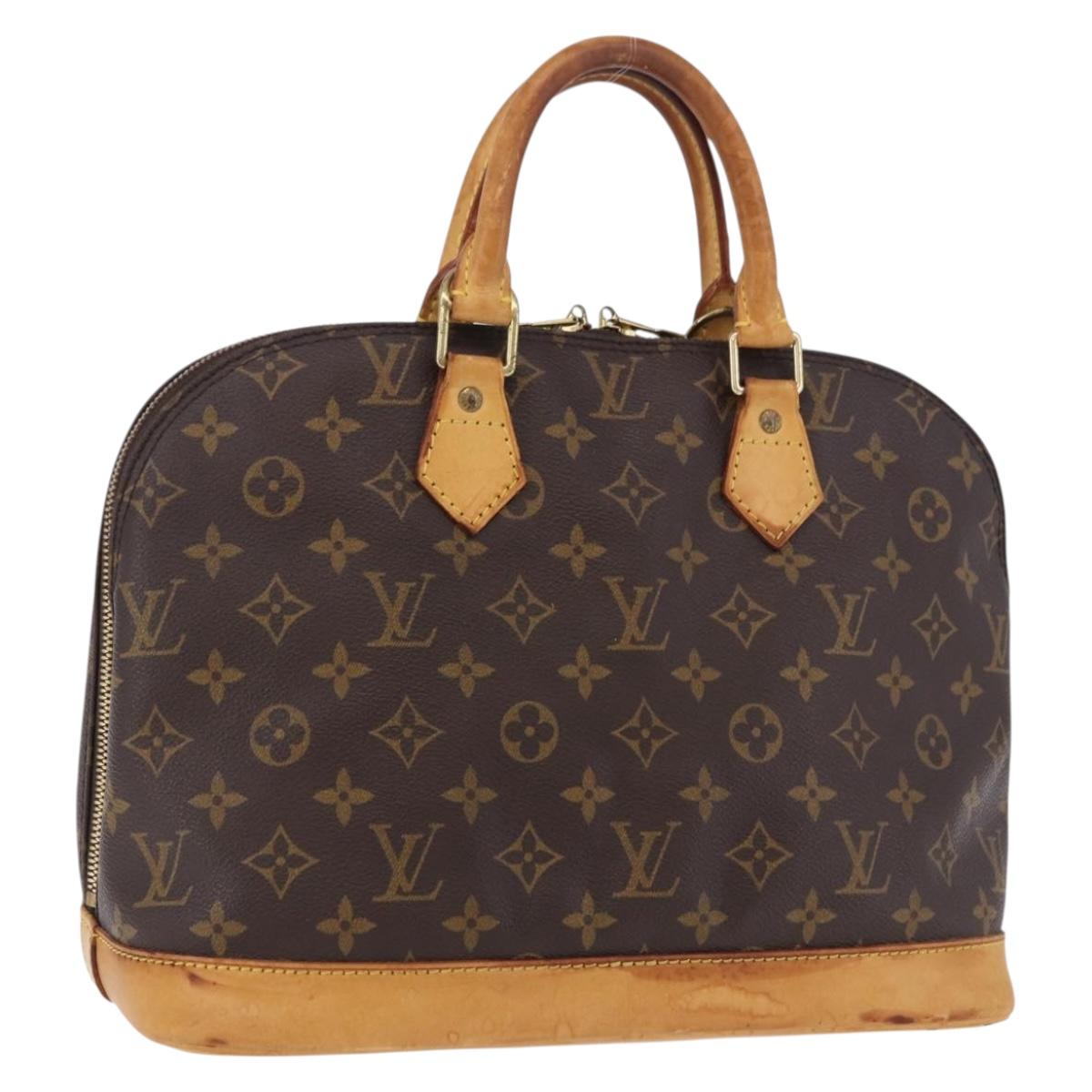 LOUIS VUITTON Monogram Alma Hand Bag M51130 LV Auth BA14112