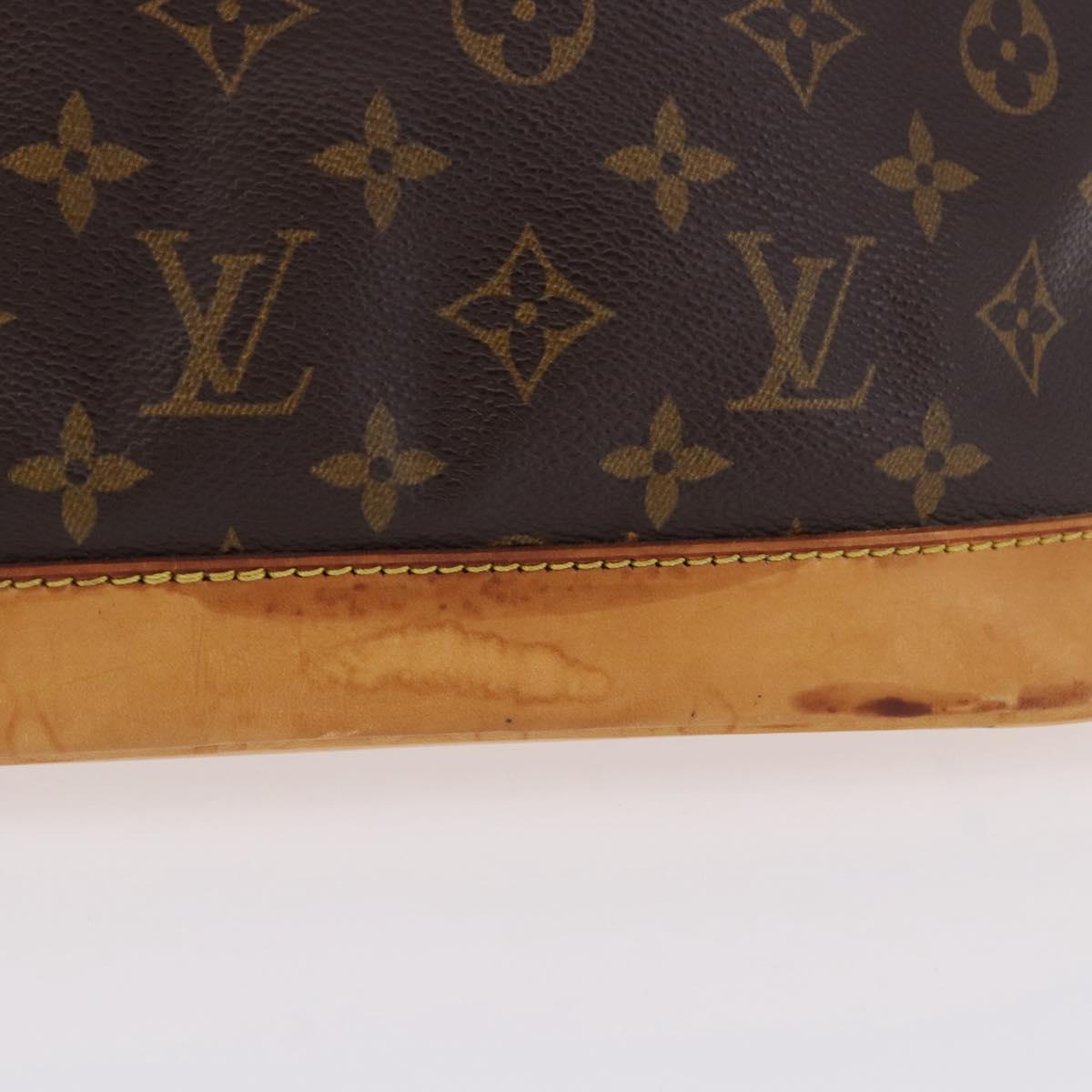 LOUIS VUITTON Monogram Alma Hand Bag M51130 LV Auth BA14112