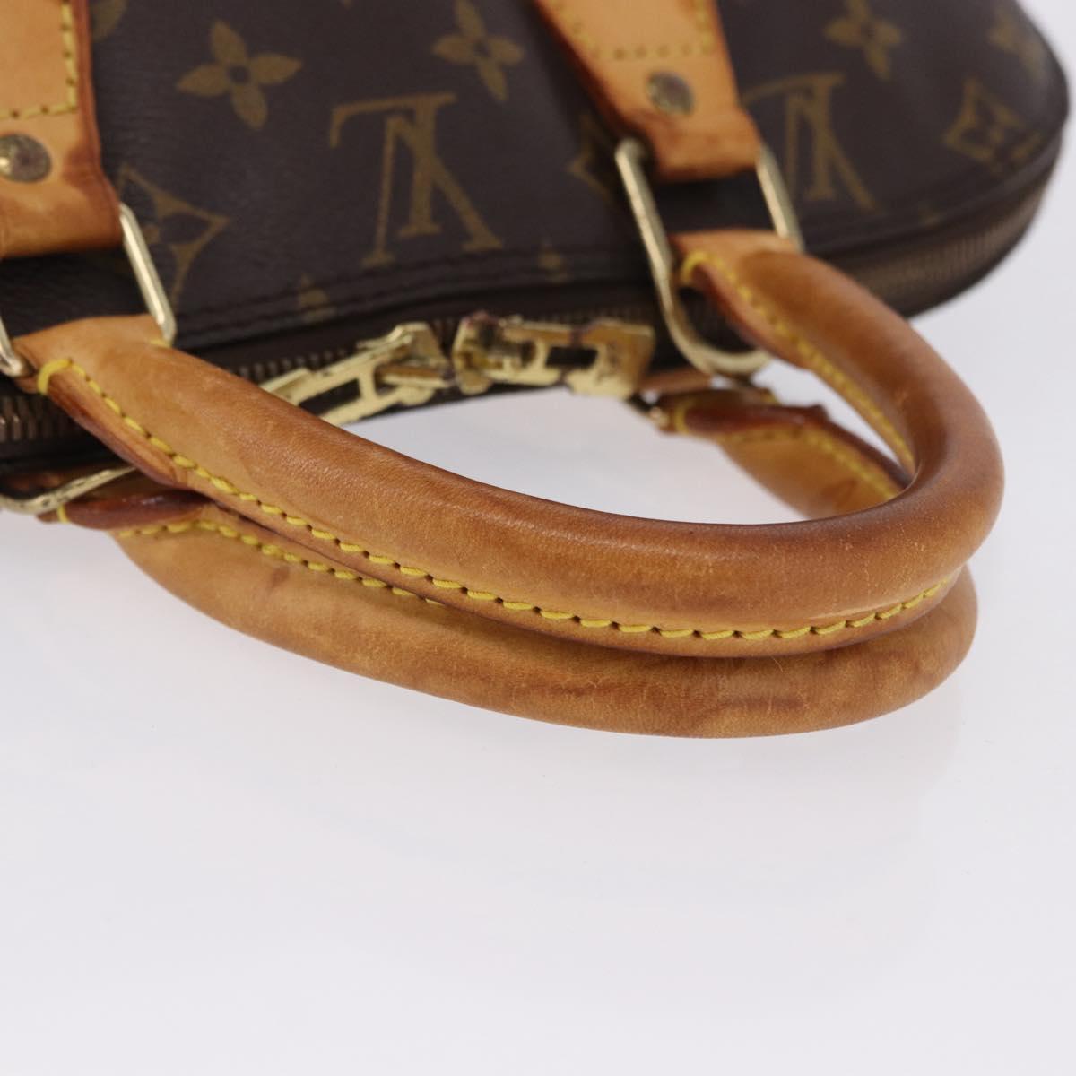 LOUIS VUITTON Monogram Alma Hand Bag M51130 LV Auth BA14112
