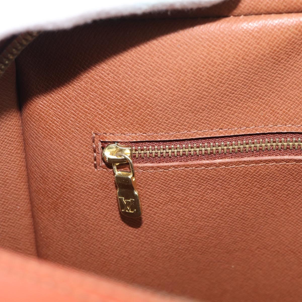 LOUIS VUITTON Epi Porte Documents Voyage Business Bag Brown M54478 Auth BA14123
