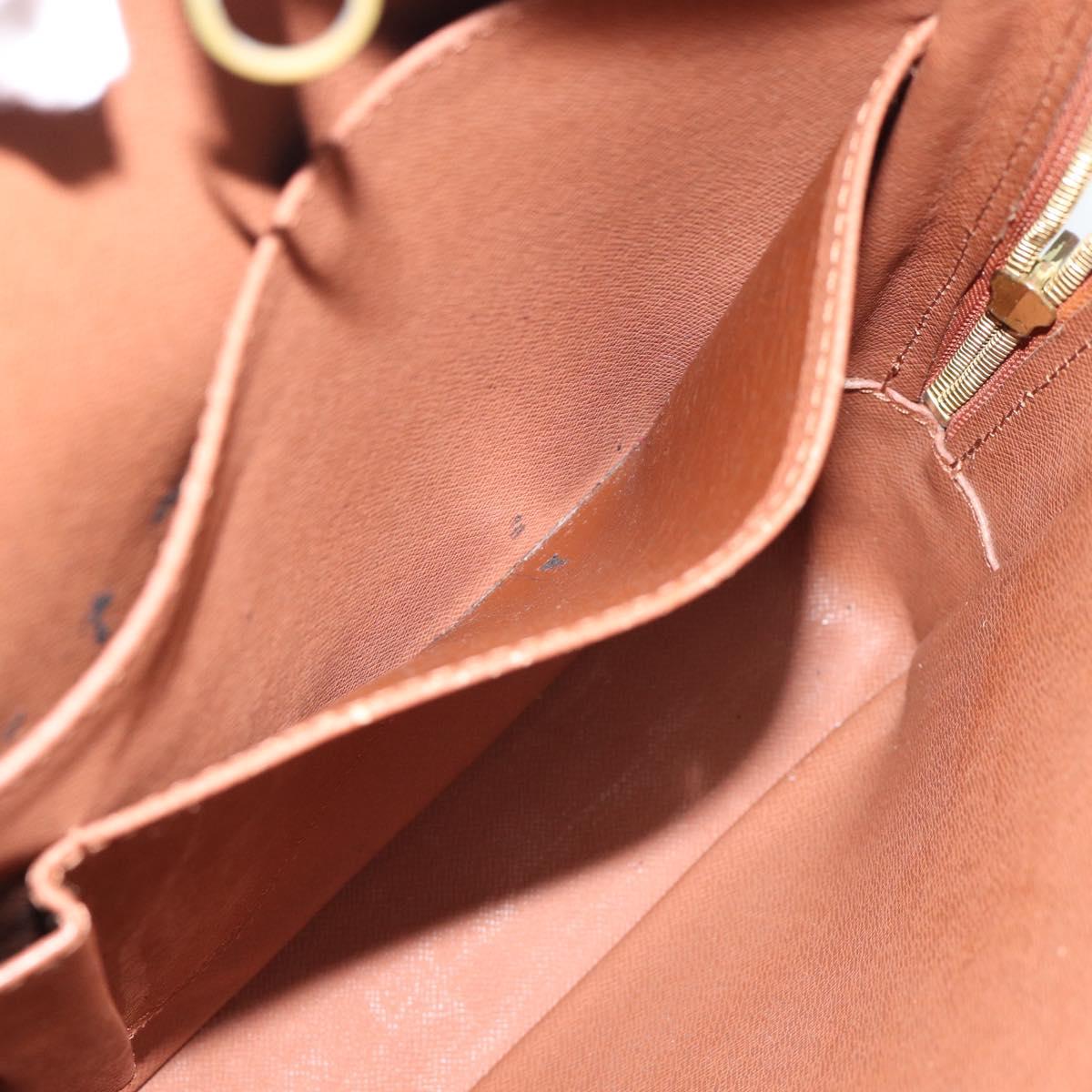 LOUIS VUITTON Epi Porte Documents Voyage Business Bag Brown M54478 Auth BA14123
