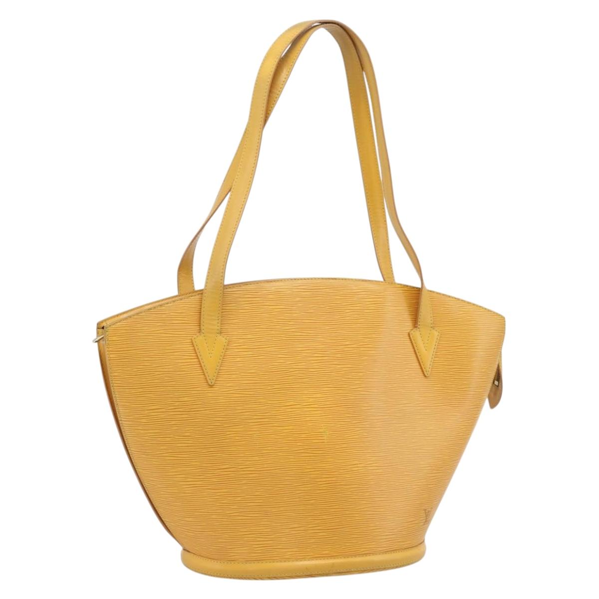 LOUIS VUITTON Epi Saint Jacques Shopping Shoulder Bag Yellow M52269 Auth BA14126