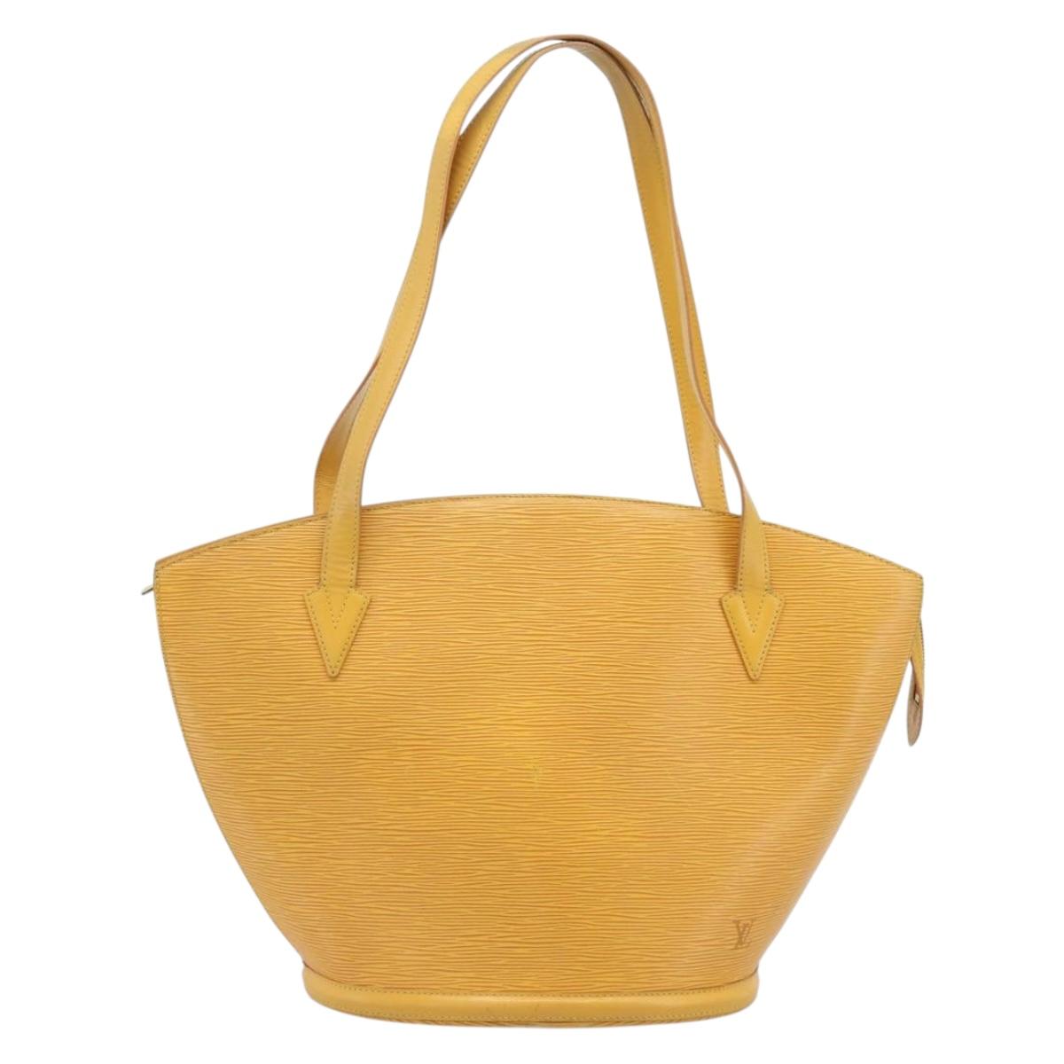 LOUIS VUITTON Epi Saint Jacques Shopping Shoulder Bag Yellow M52269 Auth BA14126