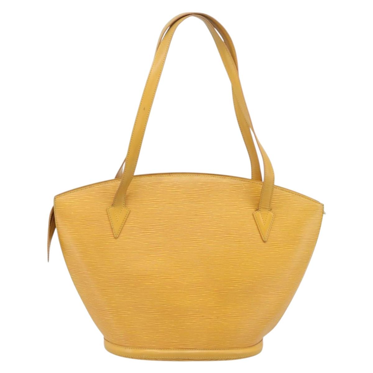 LOUIS VUITTON Epi Saint Jacques Shopping Shoulder Bag Yellow M52269 Auth BA14126