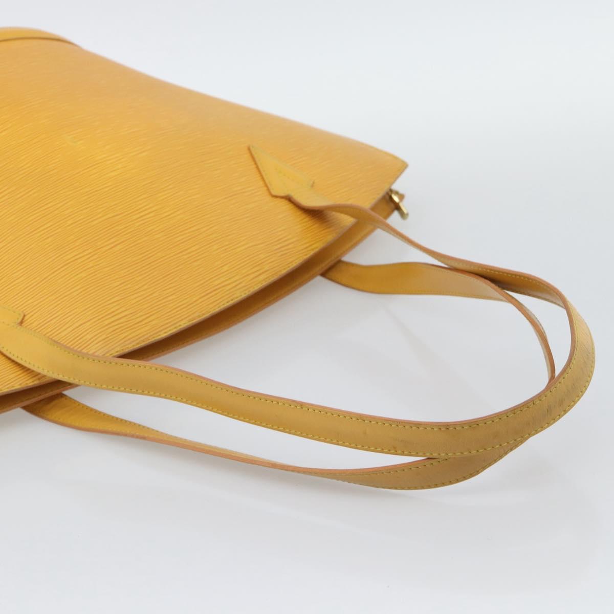 LOUIS VUITTON Epi Saint Jacques Shopping Shoulder Bag Yellow M52269 Auth BA14126