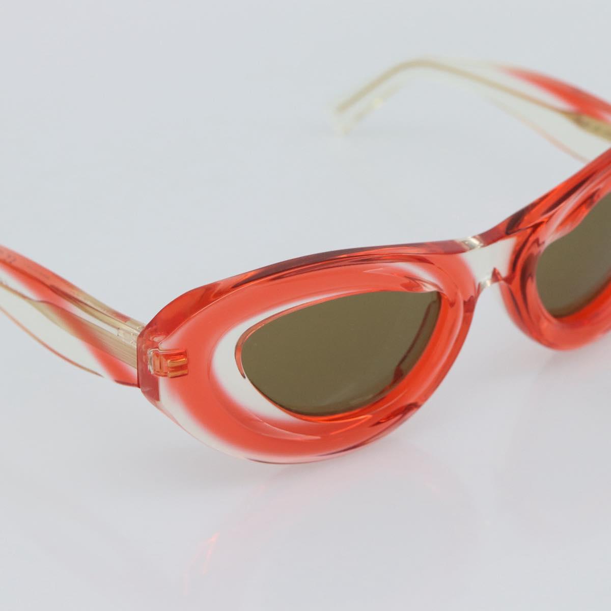 BOTTEGA VENETA Sunglasses Plastic Red Auth BA14132M