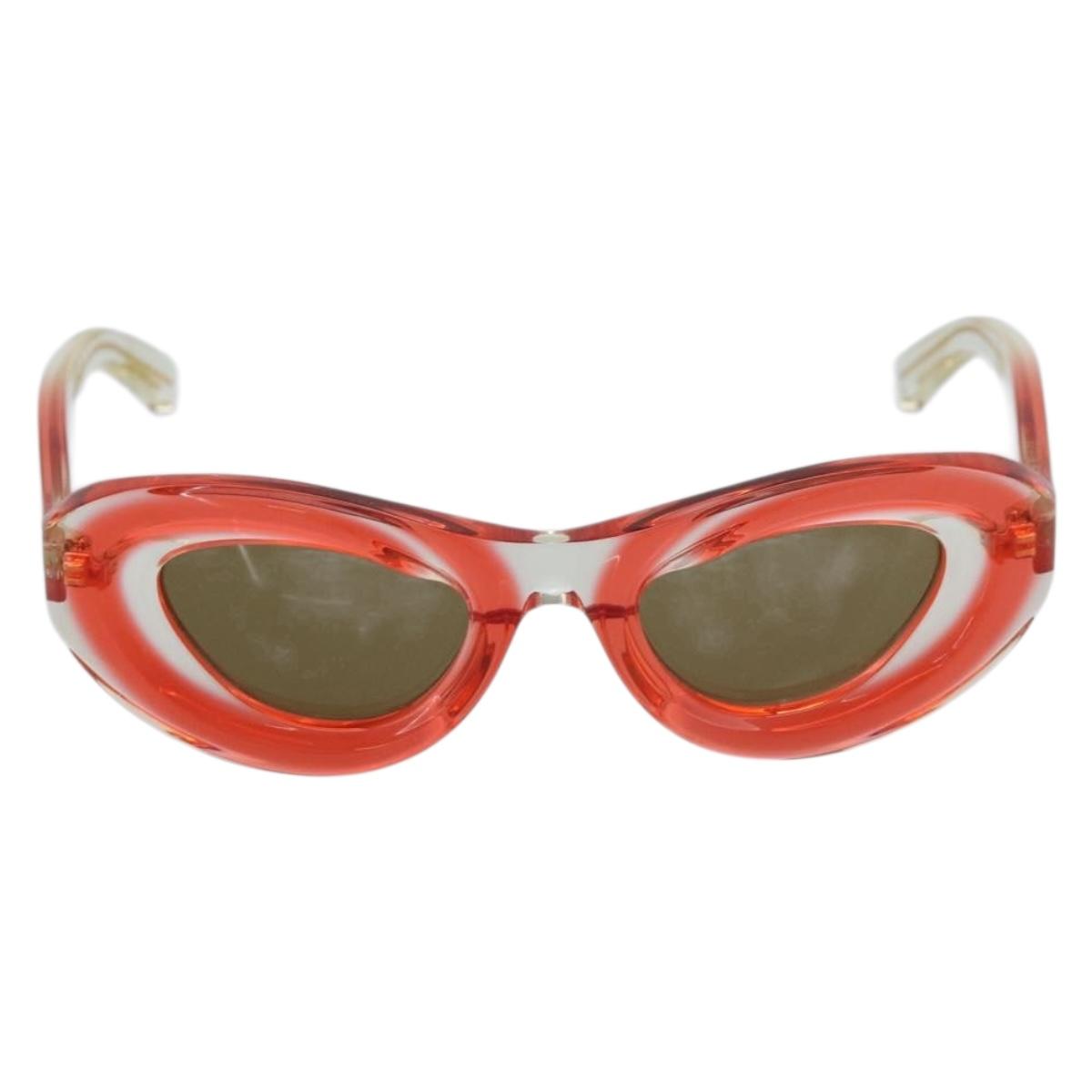 BOTTEGA VENETA Sunglasses Plastic Red Auth BA14133M