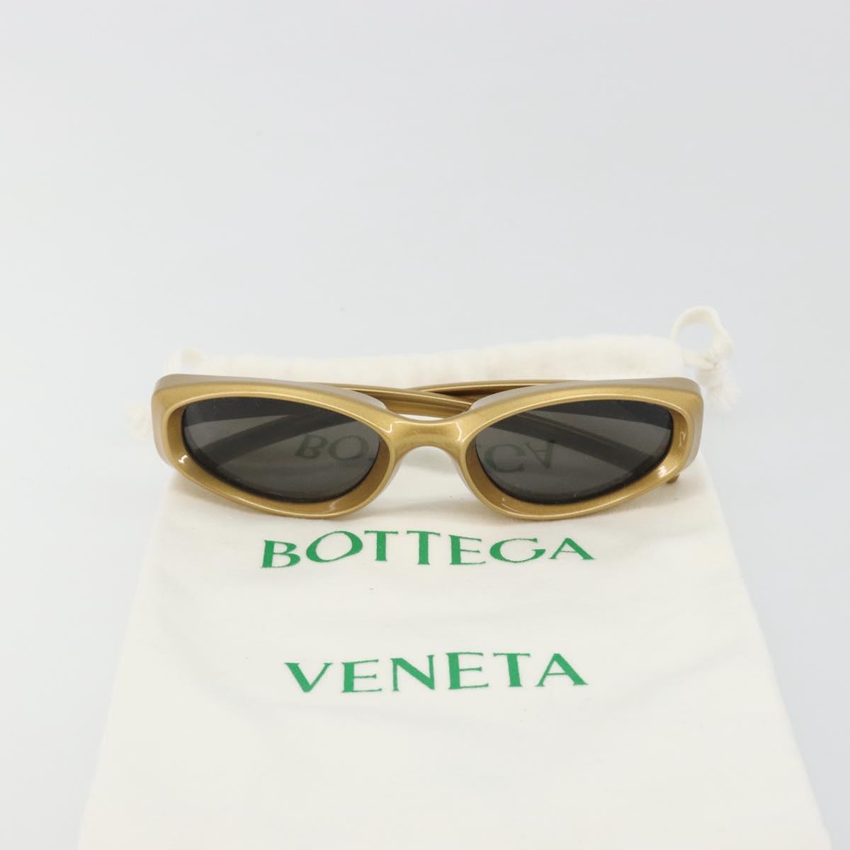 BOTTEGA VENETA Sunglasses Plastic Gold Auth BA14134M