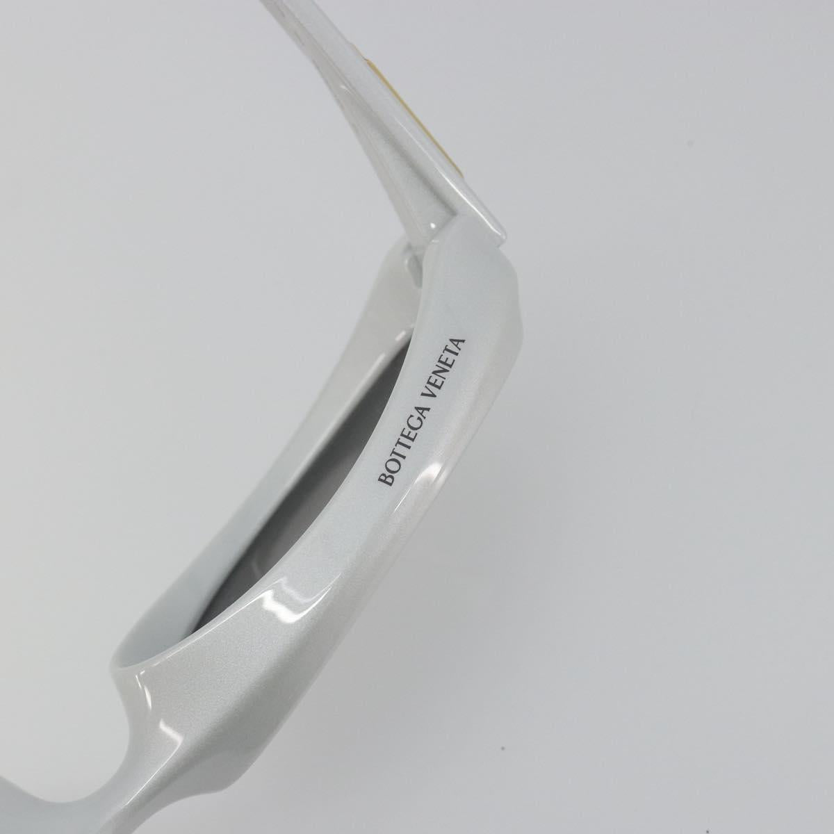 BOTTEGA VENETA Sunglasses Plastic Silver Auth BA14136