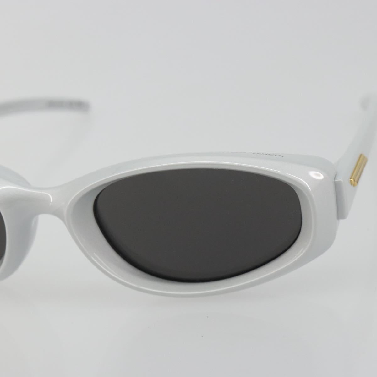 BOTTEGA VENETA Sunglasses Plastic Silver Auth BA14136