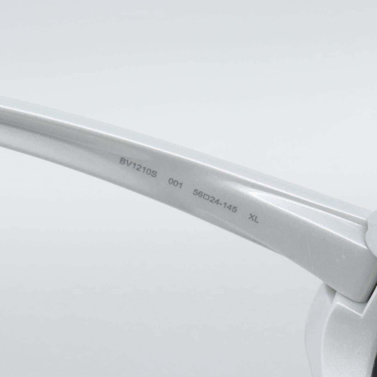 BOTTEGAVENETA Sunglasses Plastic Silver Auth BA14137M