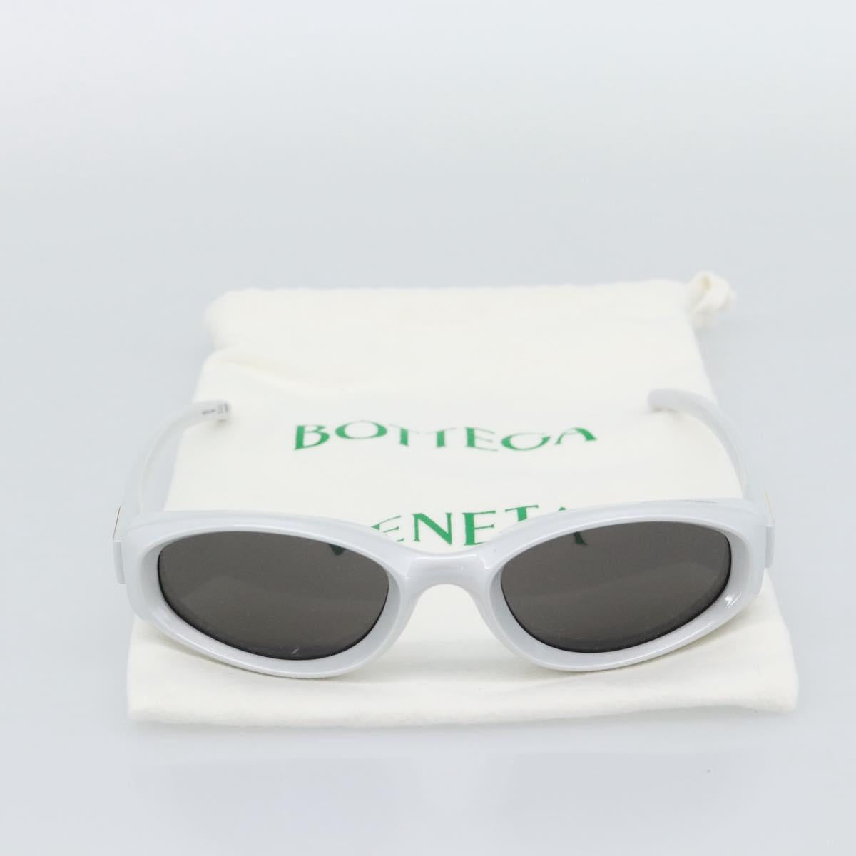BOTTEGAVENETA Sunglasses Plastic Silver Auth BA14137M
