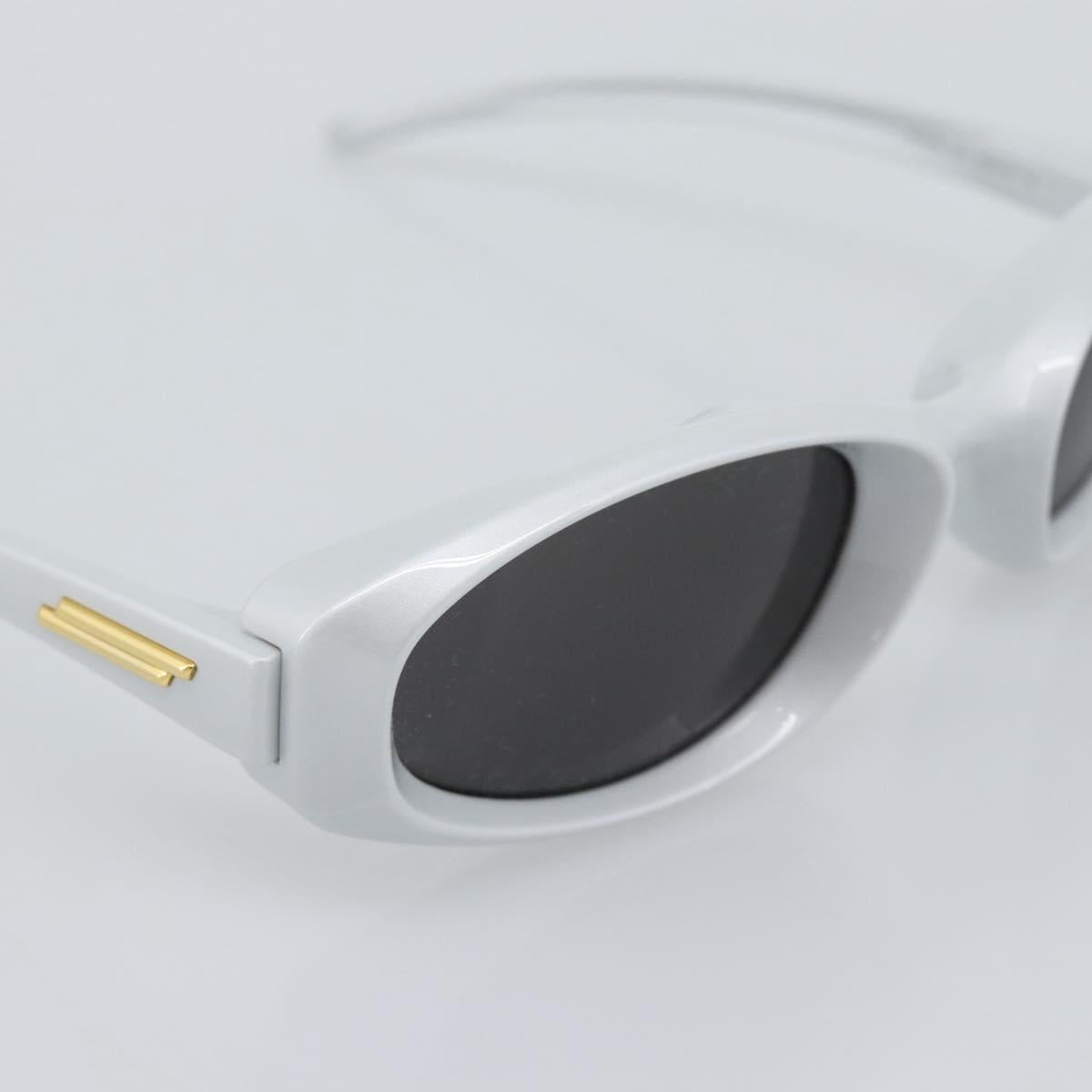 BOTTEGAVENETA Sunglasses Plastic Silver Auth BA14137M