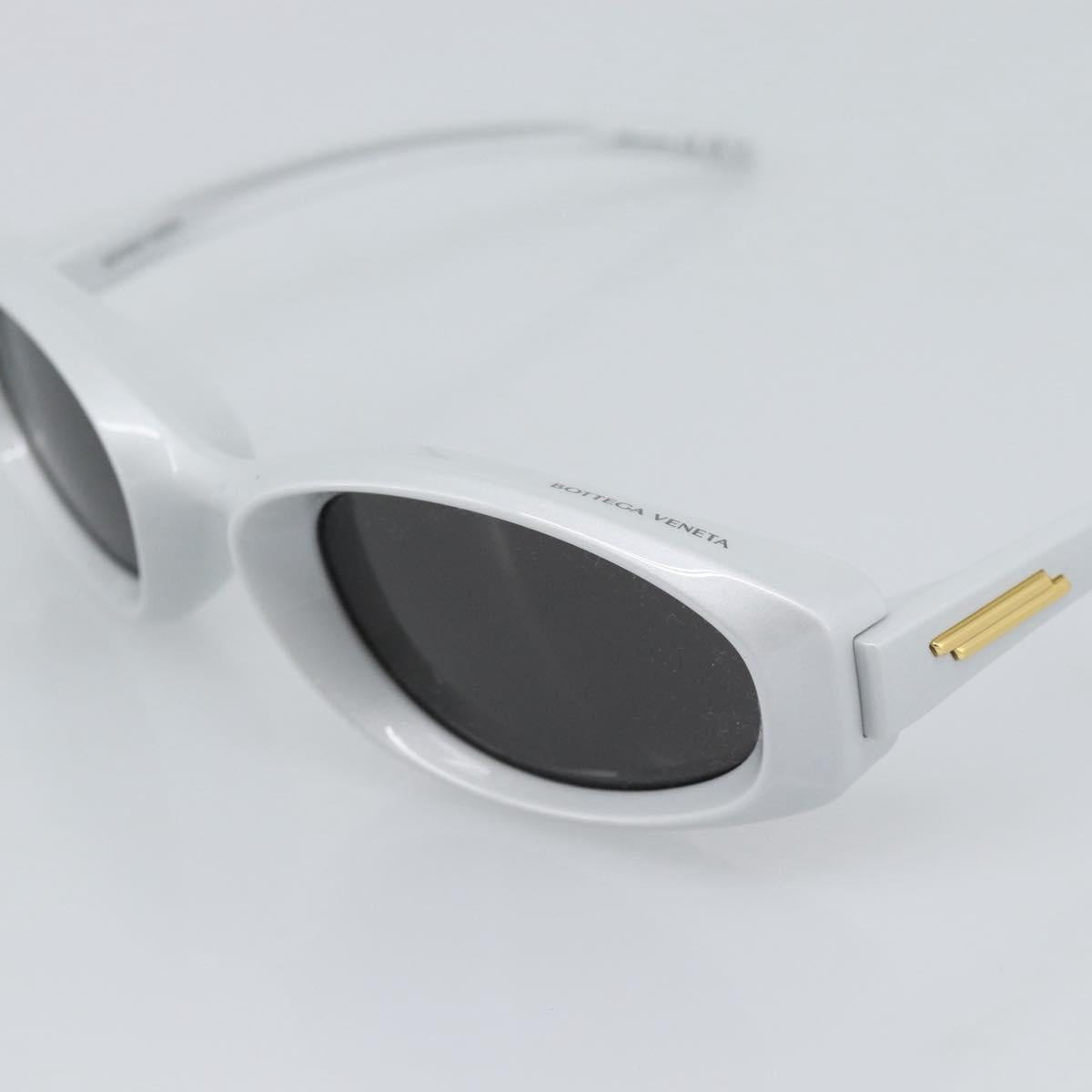 BOTTEGAVENETA Sunglasses Plastic Silver Auth BA14137M