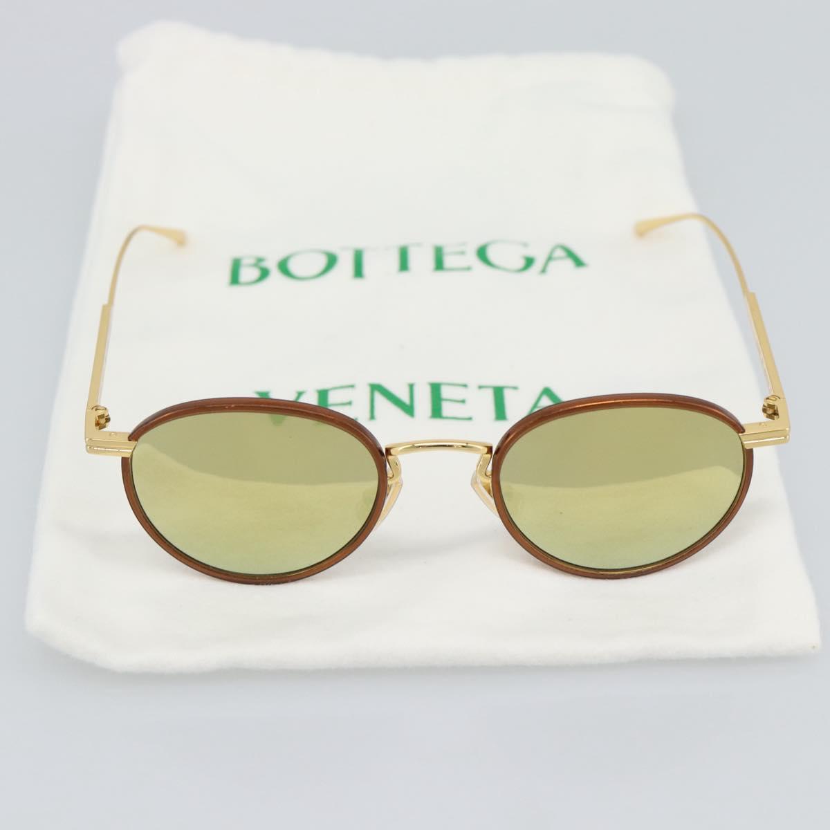 BOTTEGAVENETA Sunglasses Metal Gold Tone Auth BA14138M