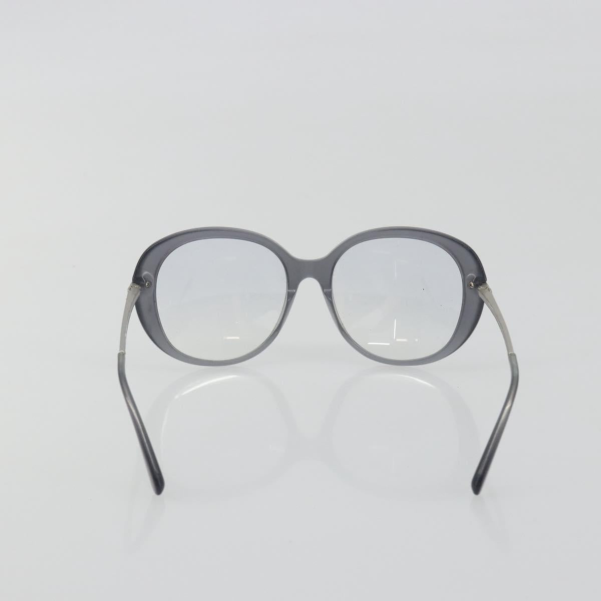 CHANEL Sunglasses Plastic Purple Silver CC Auth BA14139