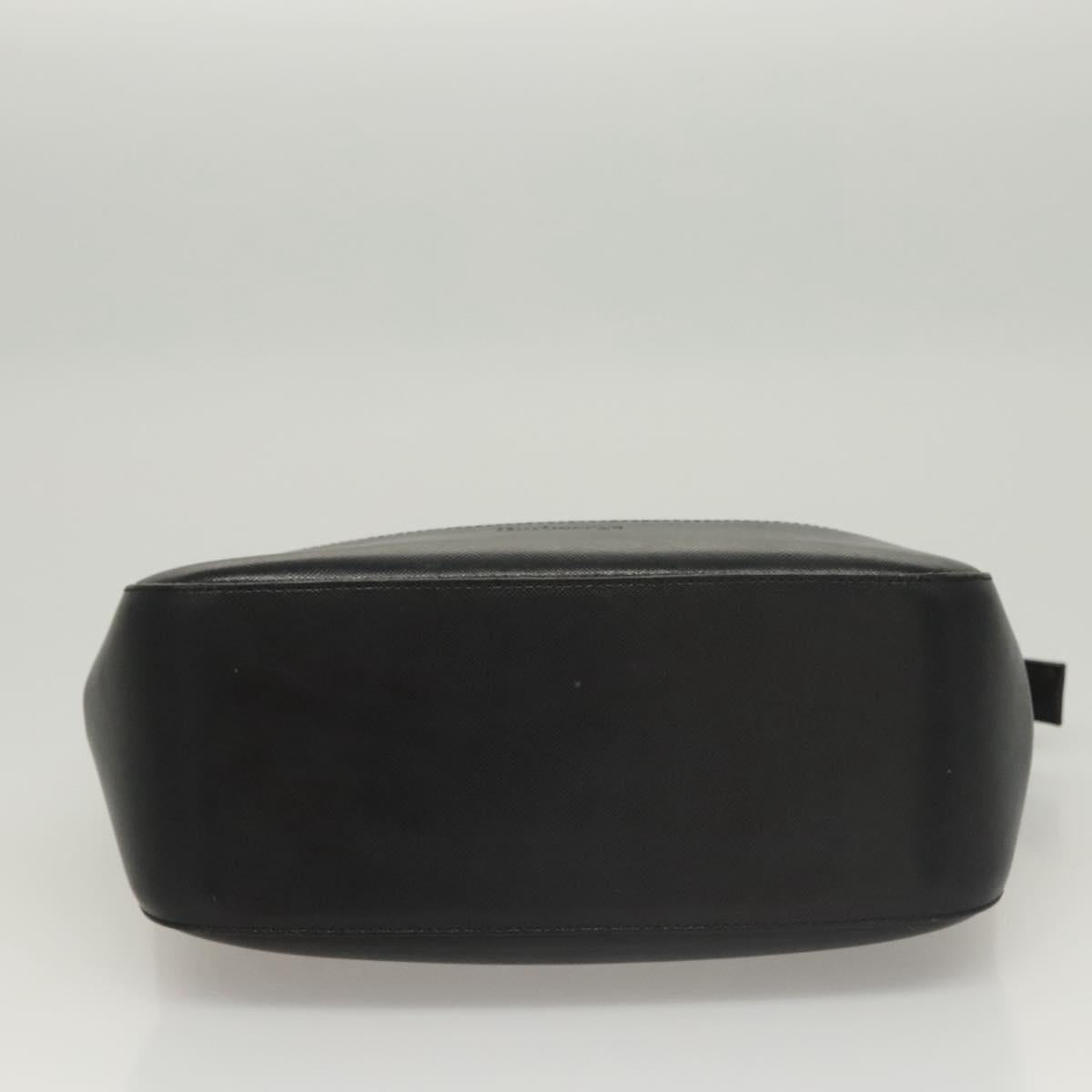 Burberrys Nova Check Hand Bag Canvas Beige Gold Auth BA1414