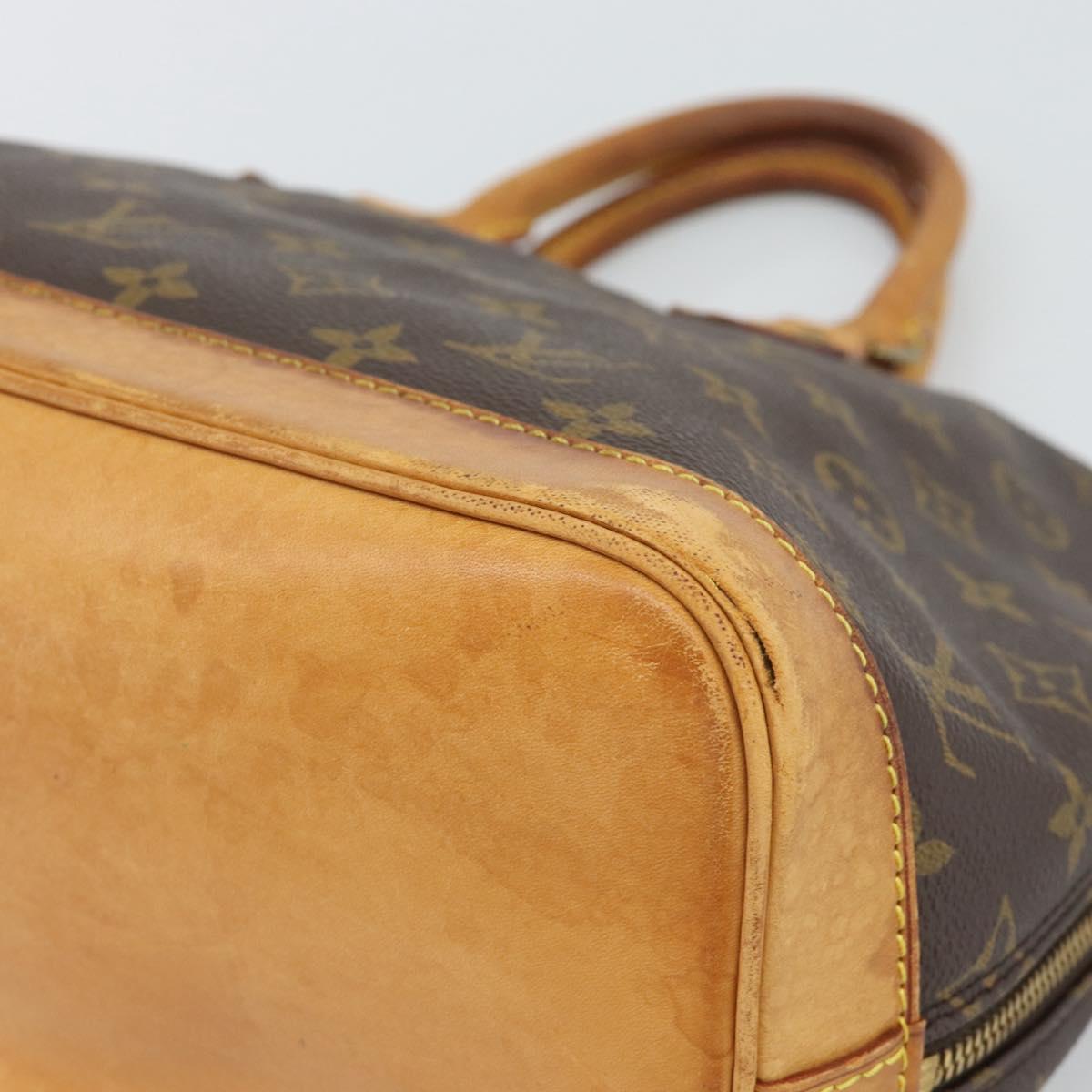 LOUIS VUITTON Monogram Alma PM Hand Bag M53151 LV Auth BA14144