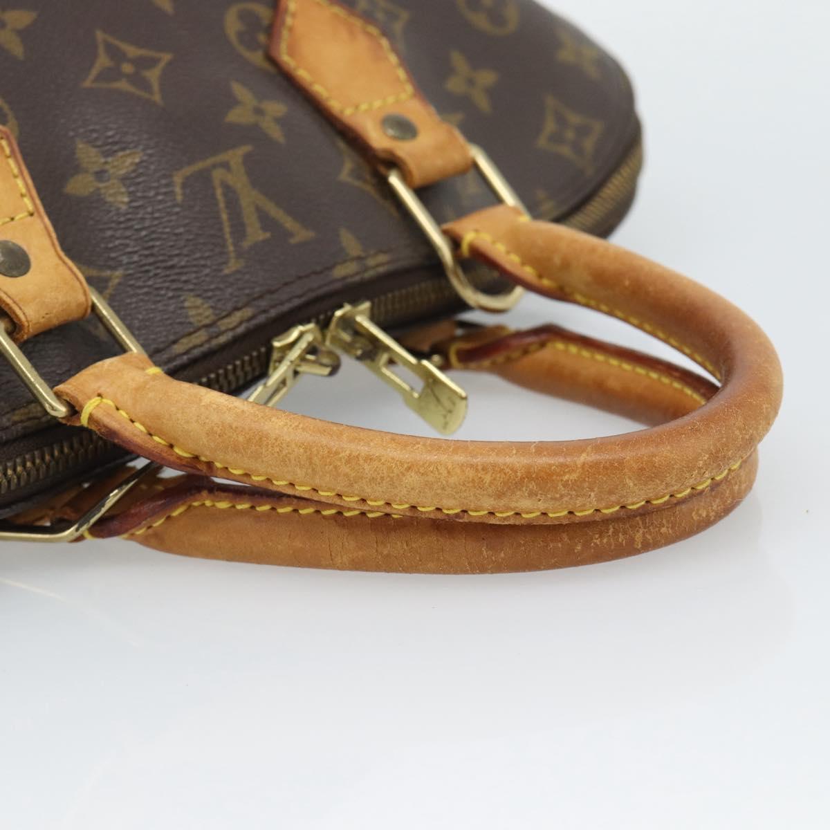 LOUIS VUITTON Monogram Alma PM Hand Bag M53151 LV Auth BA14144