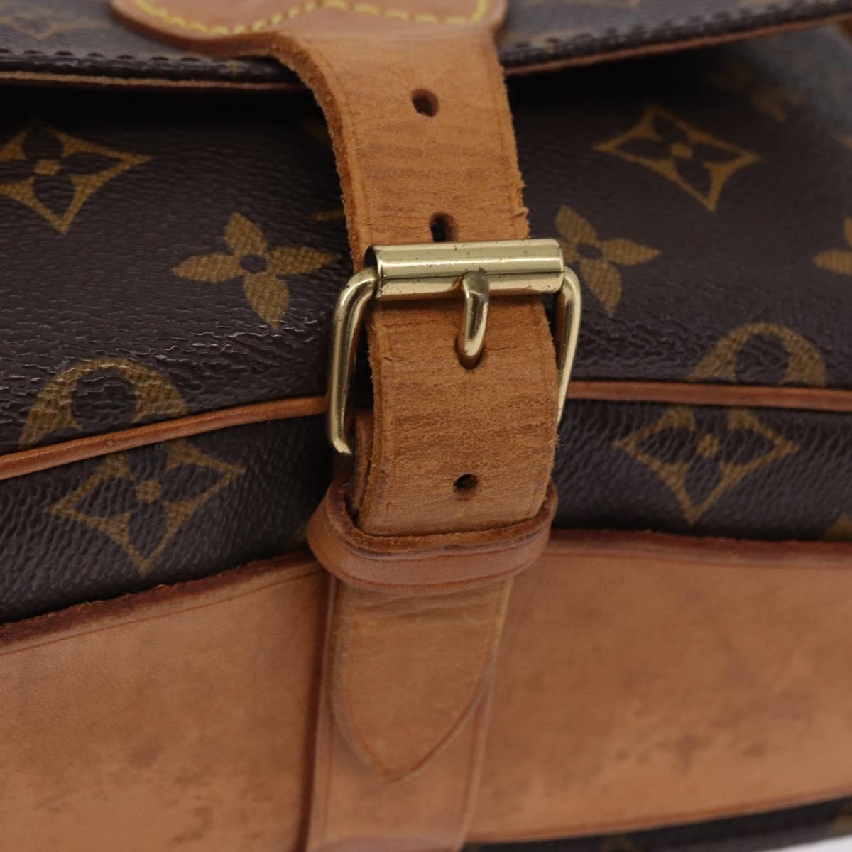 LOUIS VUITTON Monogram Cartouchiere MM Shoulder Bag M51253 LV Auth BA14145A