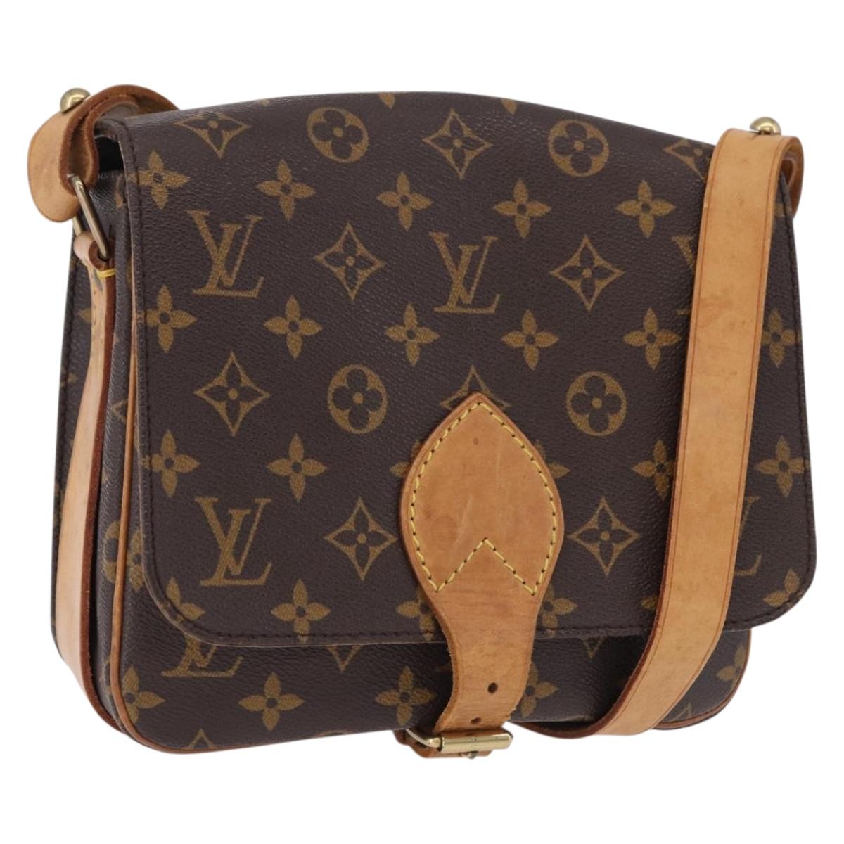 LOUIS VUITTON Monogram Cartouchiere MM Shoulder Bag M51253 LV Auth BA14145A