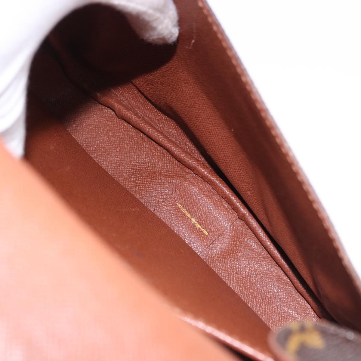 LOUIS VUITTON Monogram Cartouchiere MM Shoulder Bag M51253 LV Auth BA14145A
