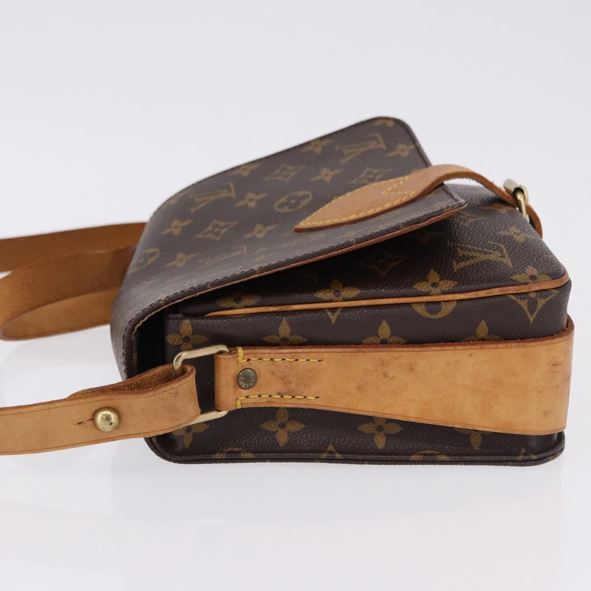 LOUIS VUITTON Monogram Cartouchiere MM Shoulder Bag M51253 LV Auth BA14145A