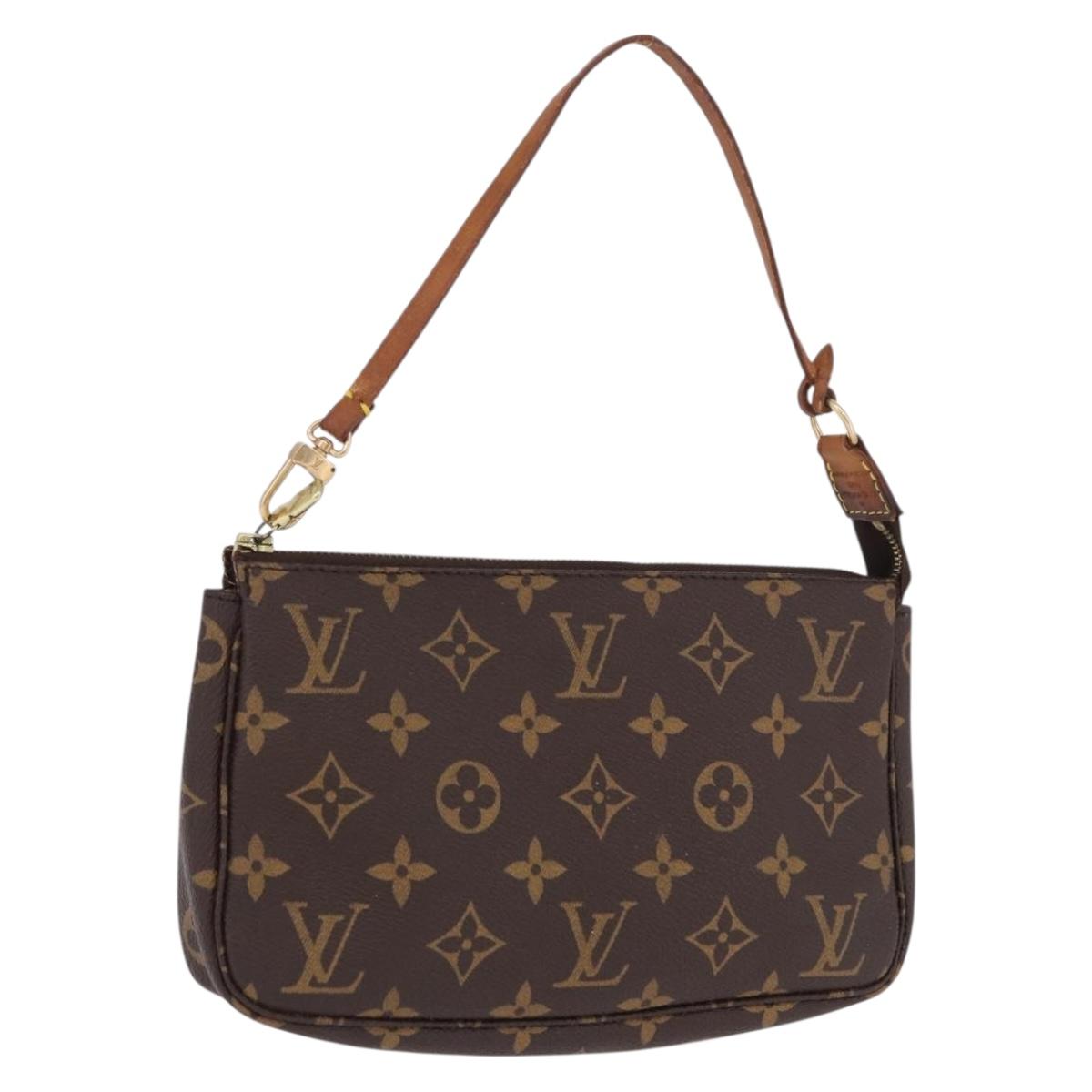 LOUIS VUITTON Monogram Pochette Accessoires Pouch M51980 LV Auth BA14168