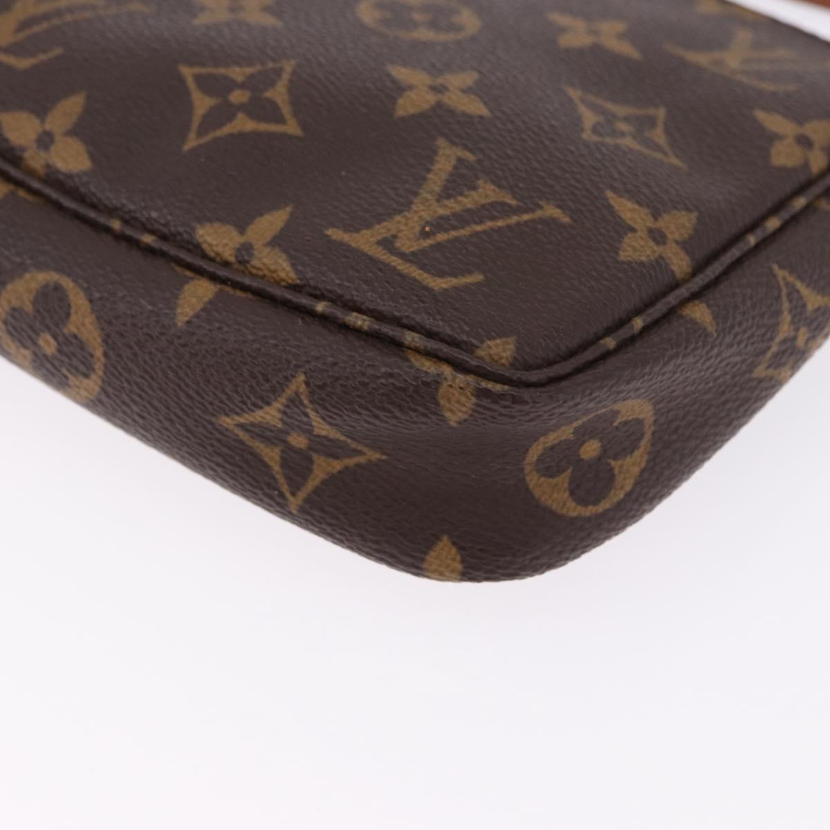 LOUIS VUITTON Monogram Pochette Accessoires Pouch M51980 LV Auth BA14168