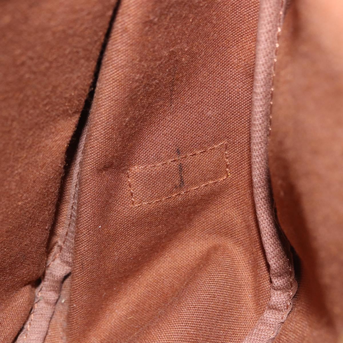 LOUIS VUITTON Monogram Saumur 35 Shoulder Bag M42254 LV Auth BA14173