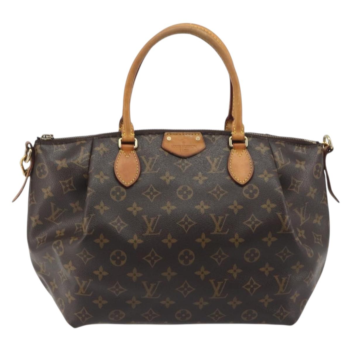 LOUIS VUITTON Monogram Turen MM Hand Bag 2way M48814 LV Auth BA14174