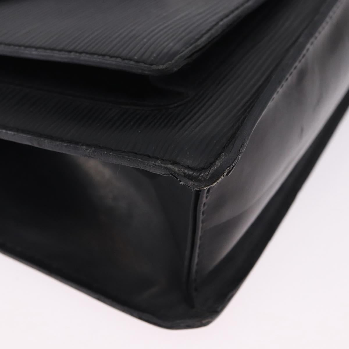 LOUIS VUITTON Epi Monceau 28 Hand Bag Black M52122 LV Auth BA14177
