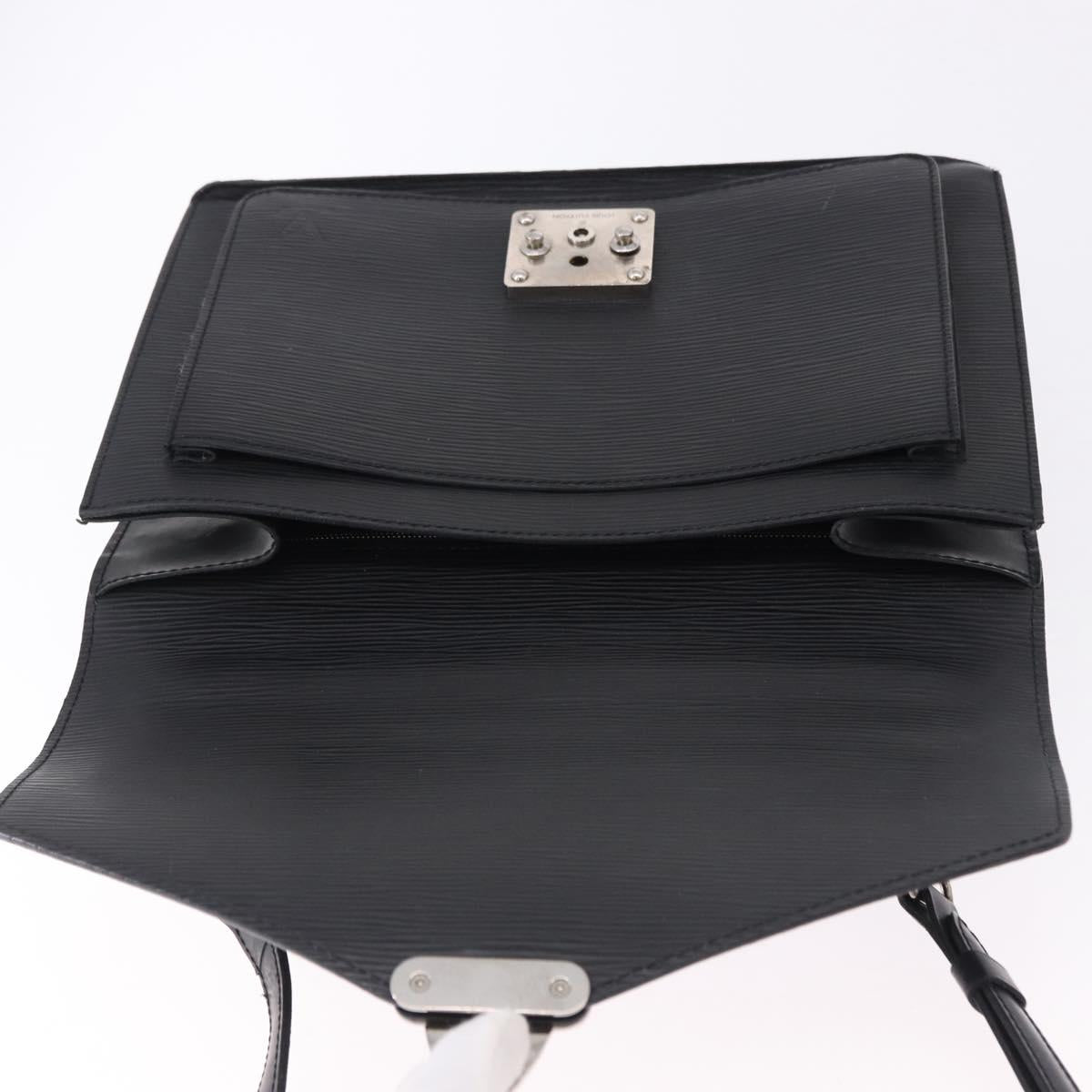 LOUIS VUITTON Epi Monceau 28 Hand Bag Black M52122 LV Auth BA14177