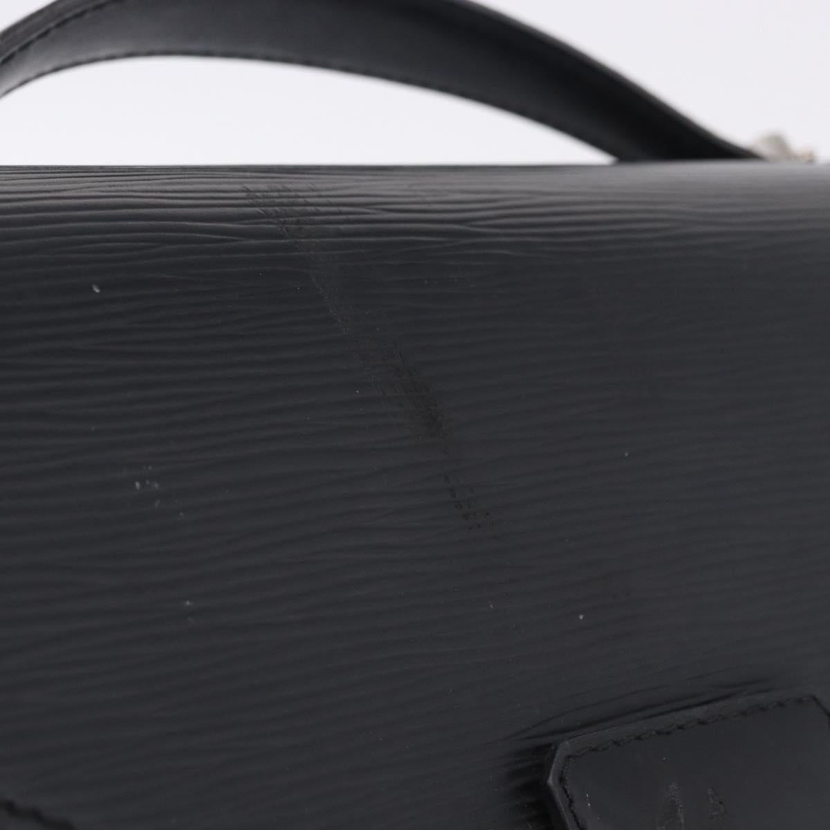 LOUIS VUITTON Epi Monceau 28 Hand Bag Black M52122 LV Auth BA14177