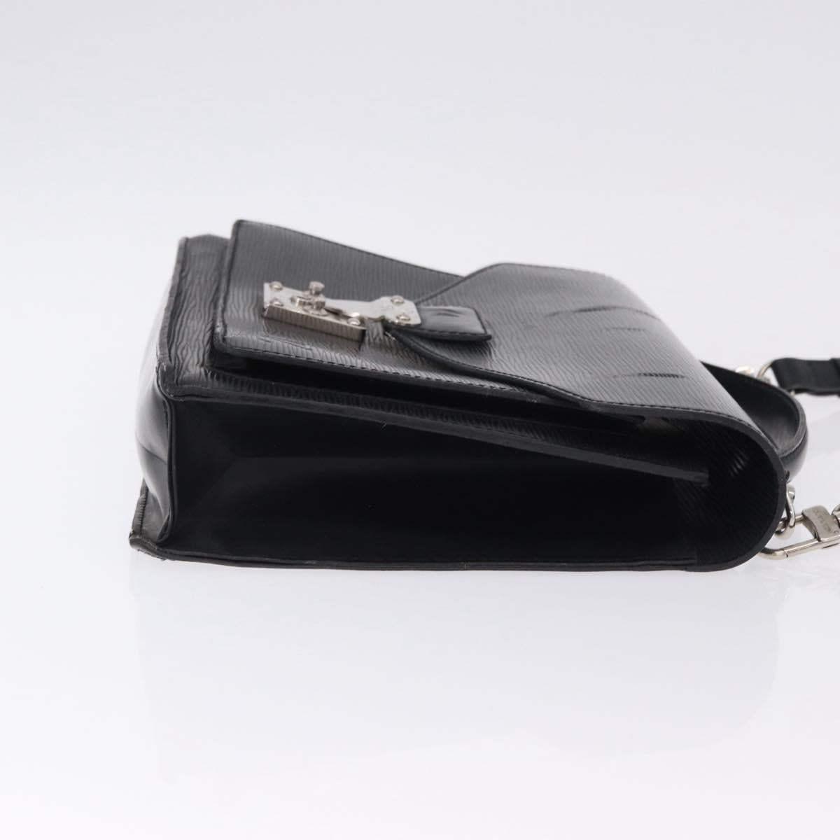 LOUIS VUITTON Epi Monceau 28 Hand Bag Black M52122 LV Auth BA14177