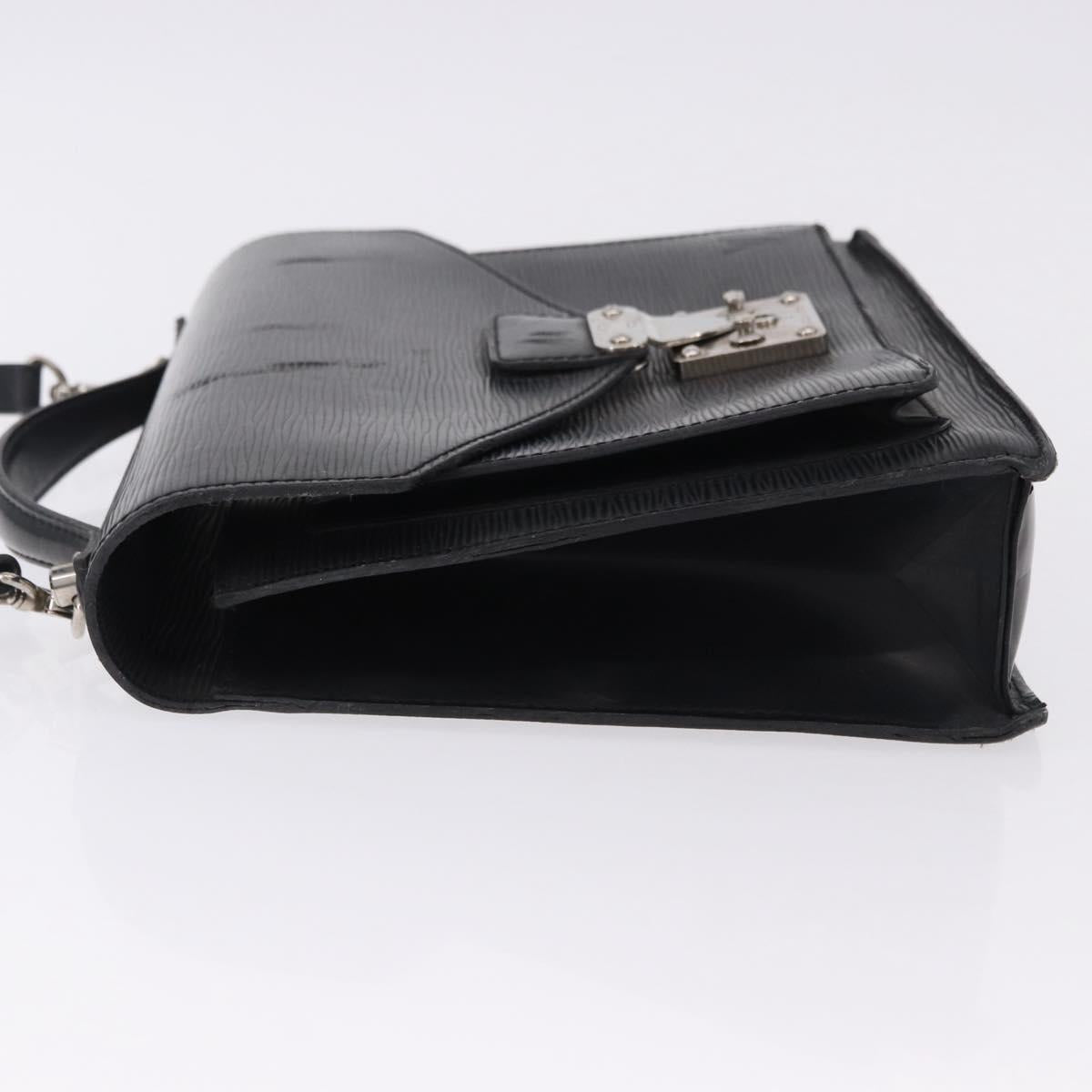 LOUIS VUITTON Epi Monceau 28 Hand Bag Black M52122 LV Auth BA14177