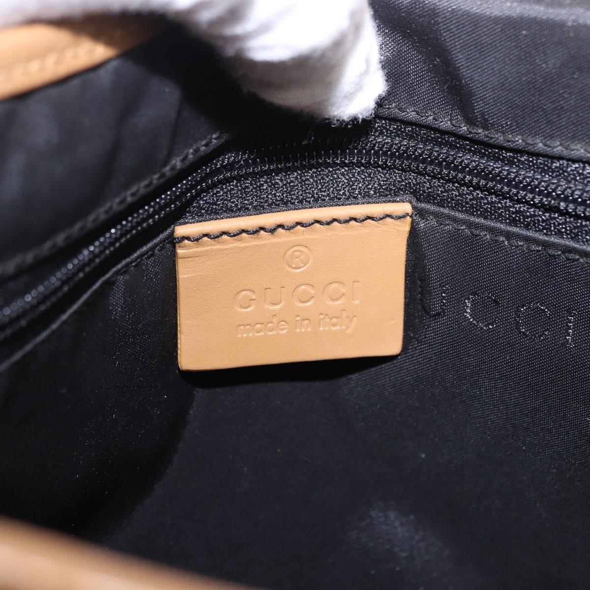 GUCCI Jackie Shoulder Bag Suede Beige Silver 001 3735 Auth BA14182